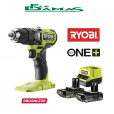 TRAPANO / AVVITATORE A PERCUSSIONE 18V BRUSHLESS RYOBI ART. RPD18BL1-2C20S